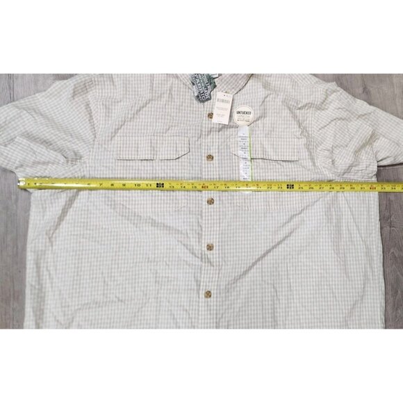 NWT Duluth Trading Co Armachillo Relaxed Fit Short Sleeve Shirt 3XL Button Down - Picture 6 of 7